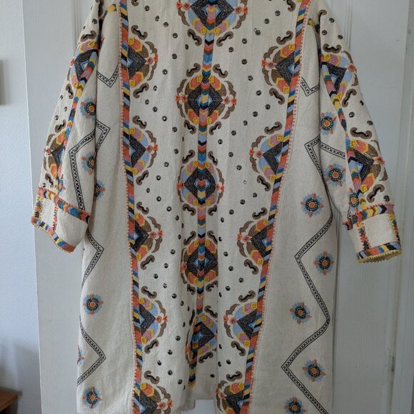 Anthropologie Embroidered & Beaded Jacket - Medium - Picture 2 of 4